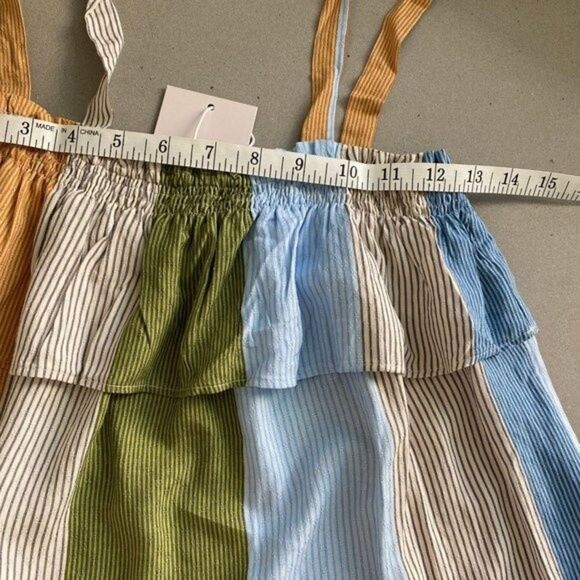 LC Lauren Conrad Beachy Festival Stripe Poolside Paradise Top, Medium - Picture 7 of 8